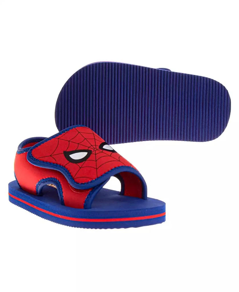 Spider-Man Toddler Boys Hook and Loop Dual Sizes Sandals 4
