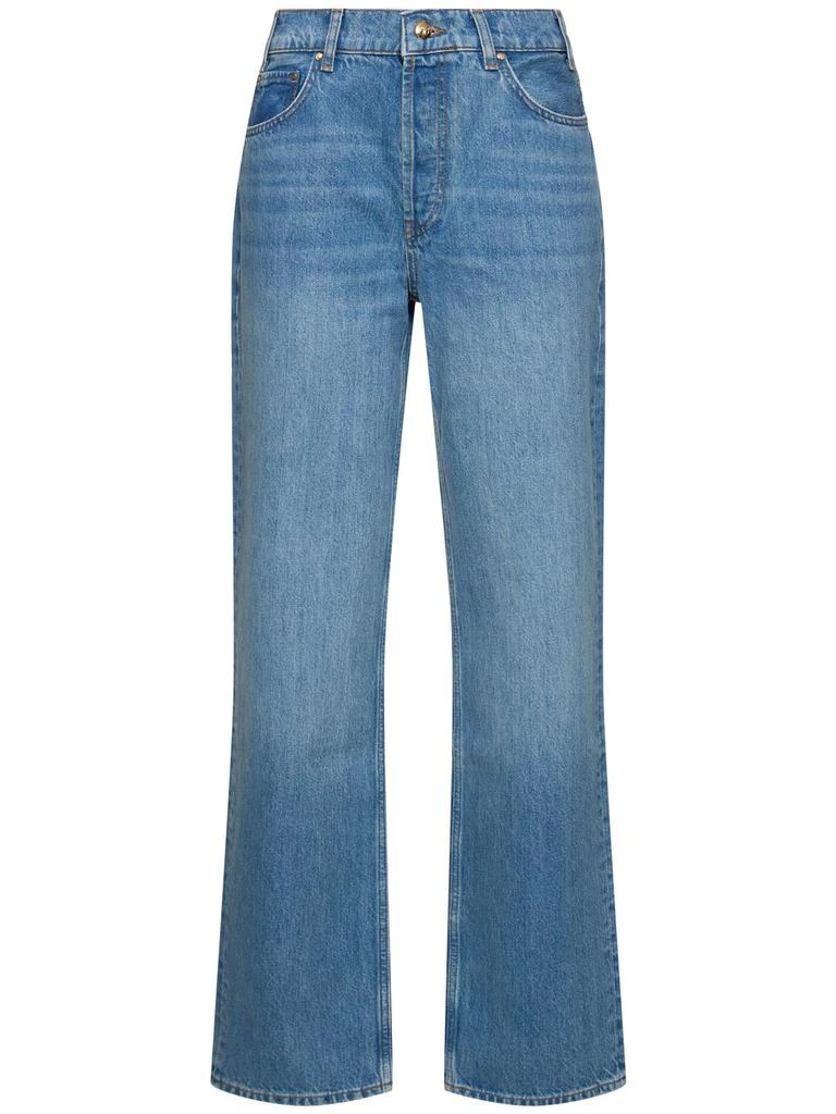 ANINE BING Gavin High Rise Straight Jeans 1