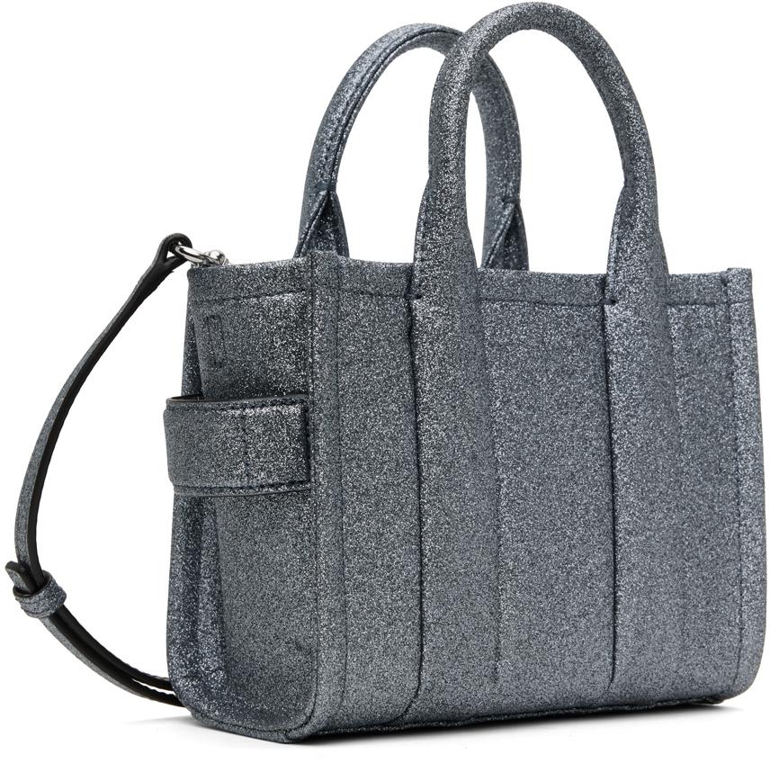 新品未使用　MARC JACOBS THE TOTE BAG グリッターシルバー Marc Jacobs Silver 'The Galactic Glitter Mini' Tote - Tote