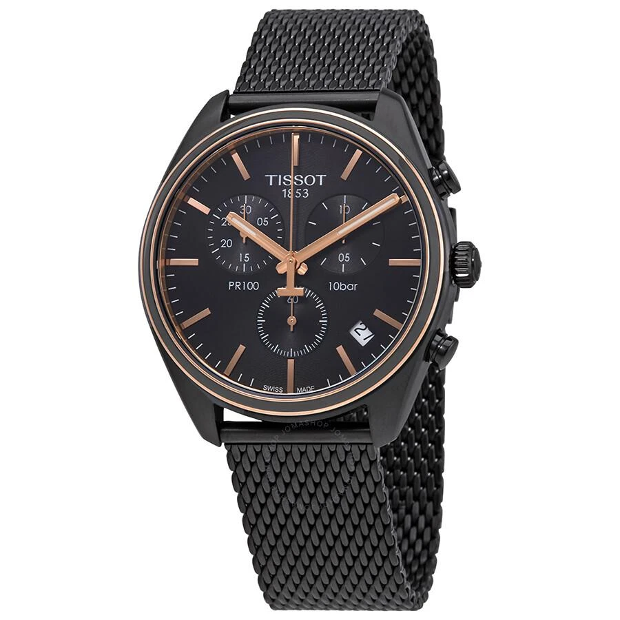 Tissot PR 100 Chronograph Black Dial Men's Watch T101.417.23.061.00 1