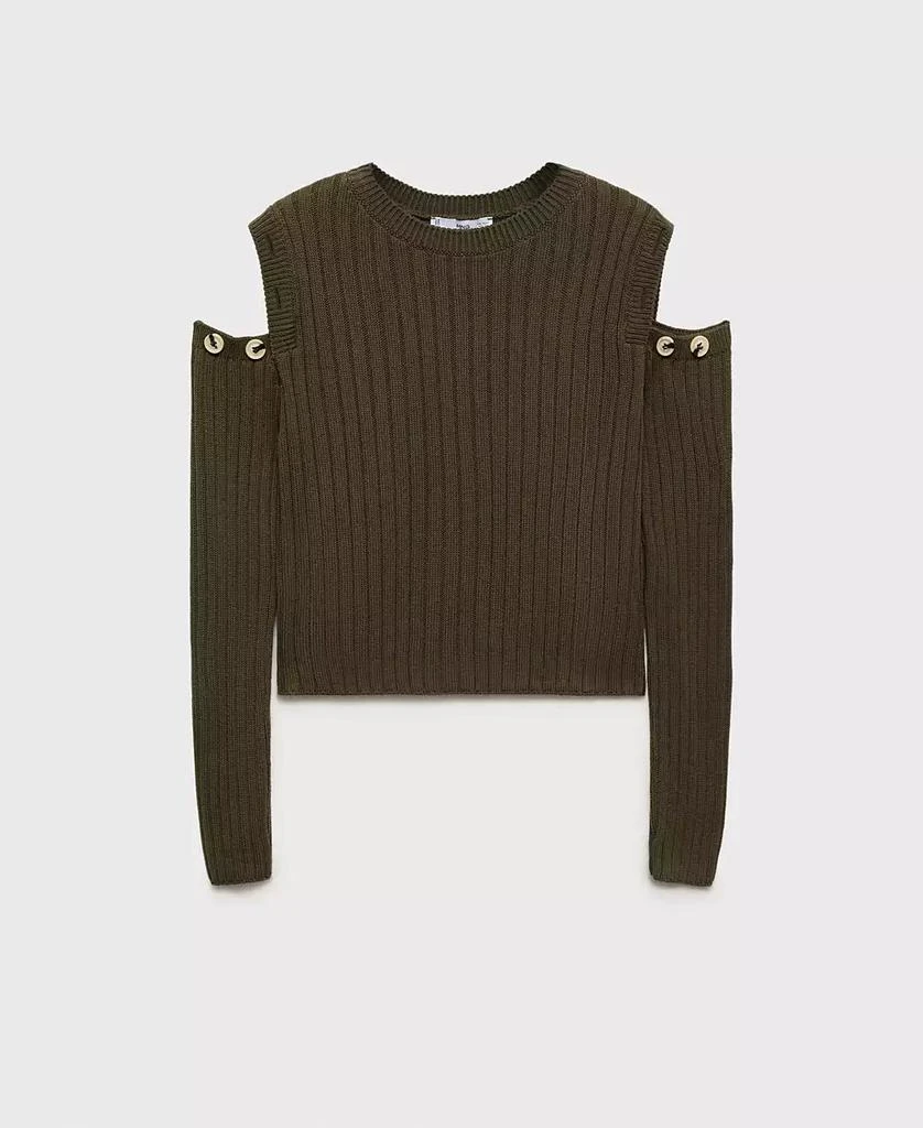 Mango Women's Shoulder Buttons Sweater 1
