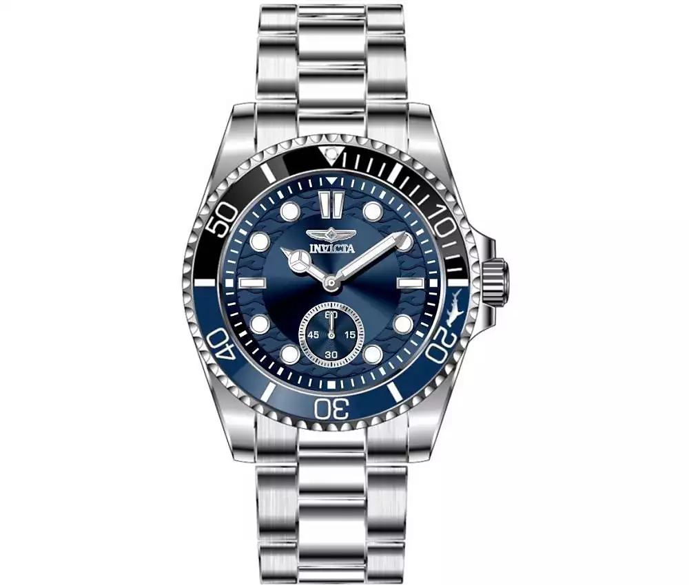 Invicta Men's 49432 Pro Diver Quartz VD78 Blue Dial Watch