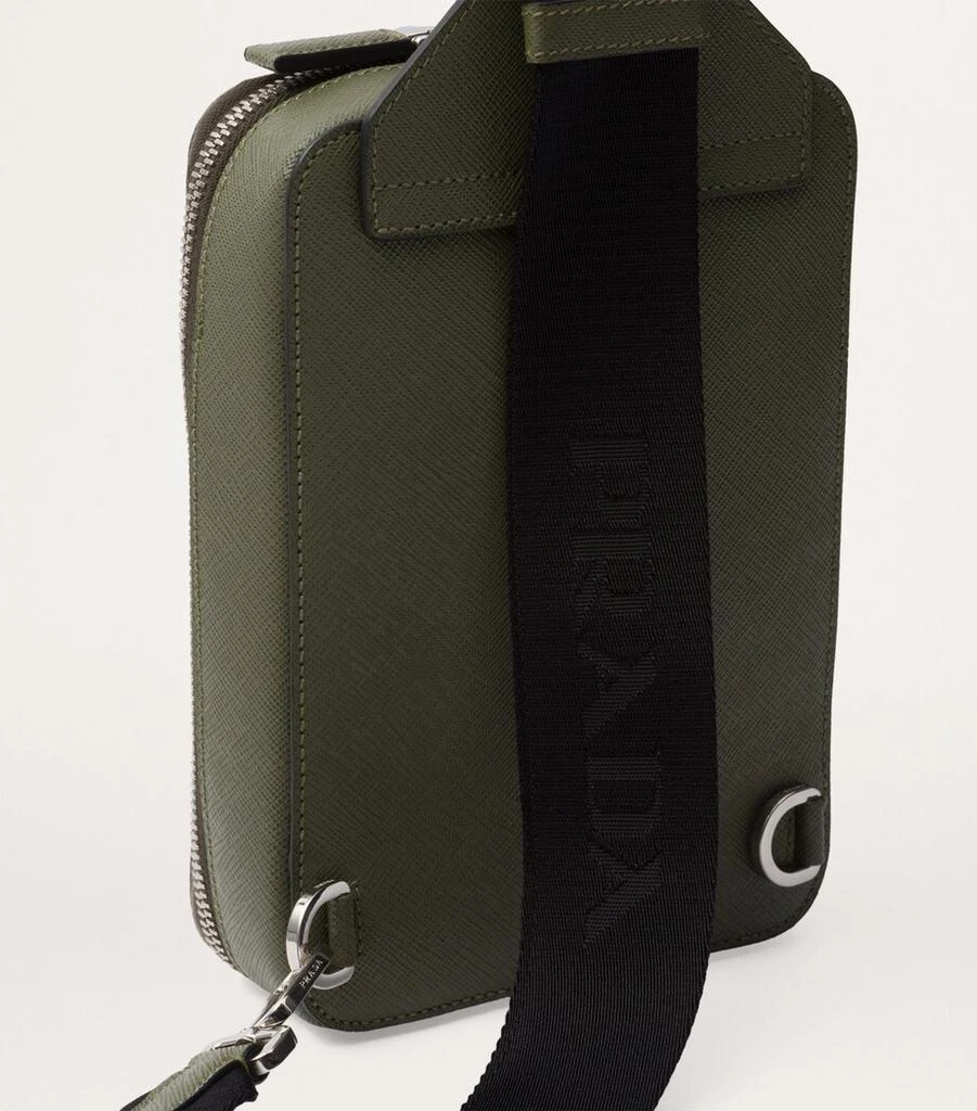 Prada Saffiano Leather Brique Cross-Body Bag 5