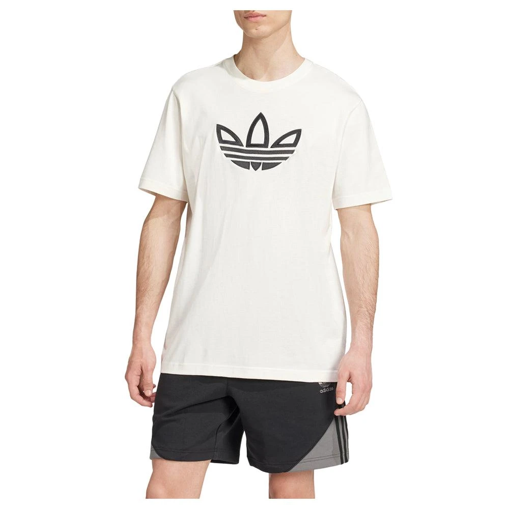 Adidas Outline Logo Crew Neck Short Sleeve T-Shirt
