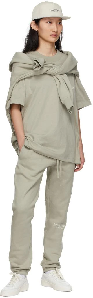 Essentials Green Fleece Lounge Pants 4
