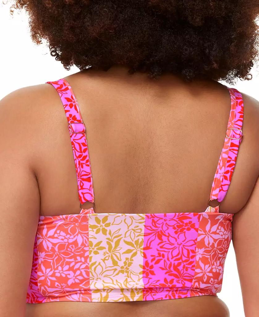 Raisins Curve Trendy Plus Size Aruba Longline Bikini Top
