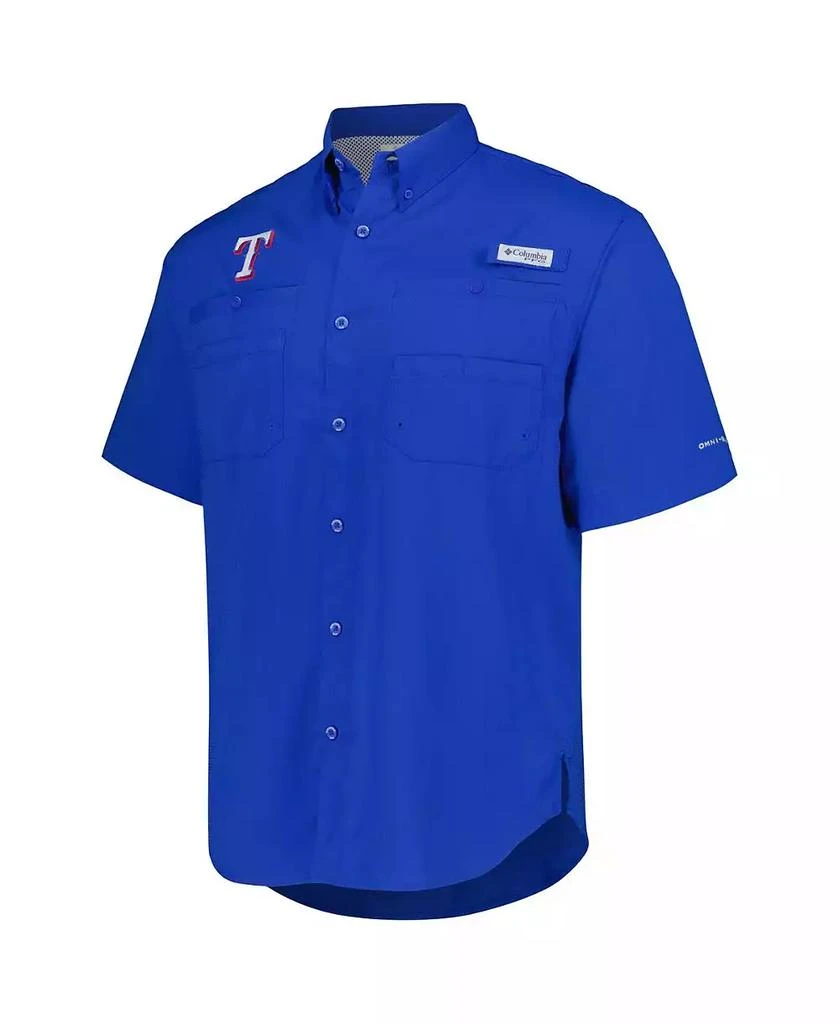 Columbia Men's Royal Texas Rangers Tamiami Omni-Shade Button-Down Shirt 2