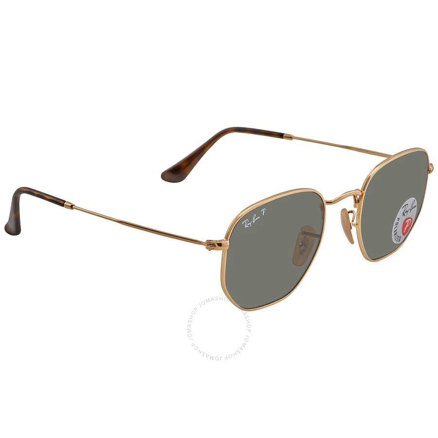 Ray-Ban Hexagonal Flat Lenses Green Classic G-15 Unisex Sunglasses RB3548N 001/58 51 3