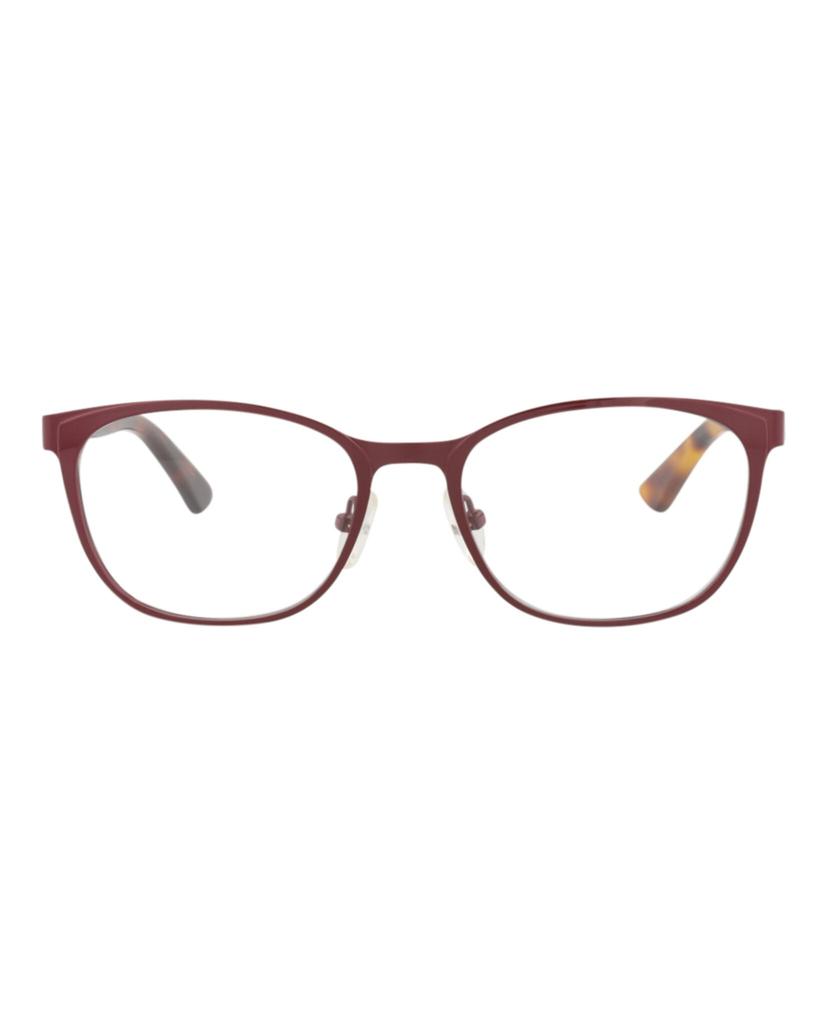 Alexander McQueen Square-Frame Metal Optical Frames