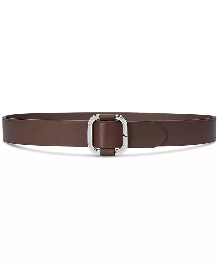 Ralph Lauren Women's Slide-Buckle Leather Belt 1