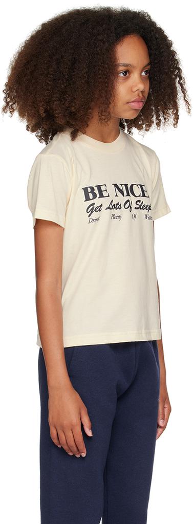 Sporty & Rich Kids Off-White 'Be Nice' T-Shirt