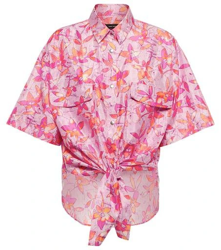 Isabel Marant Liaggy floral shirt 1