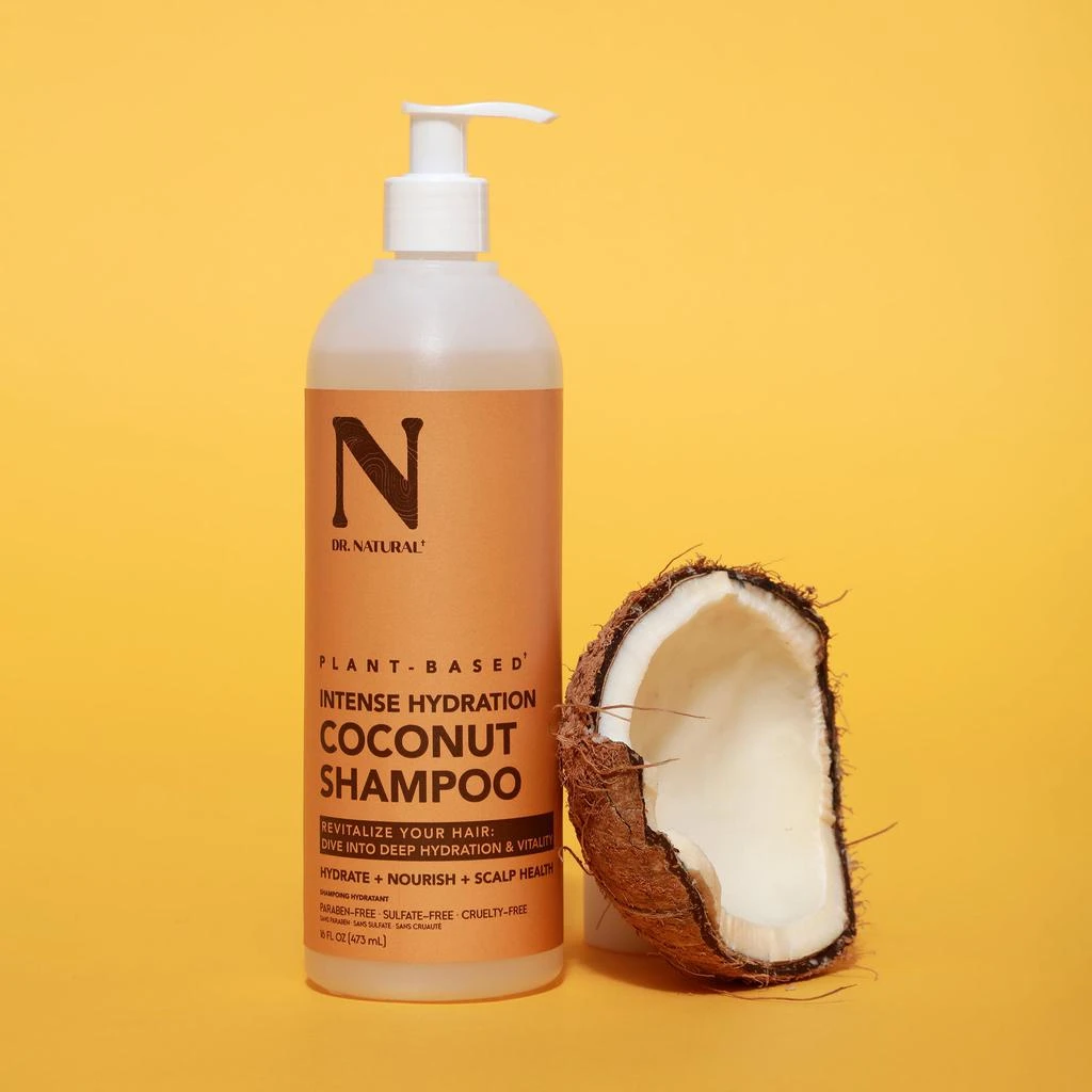 Dr. Natural Shampoo - Coconut by  for Unisex - 16 oz Shampoo 3