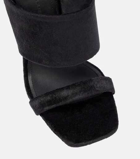 Rick Owens Cantilever suede mules 5