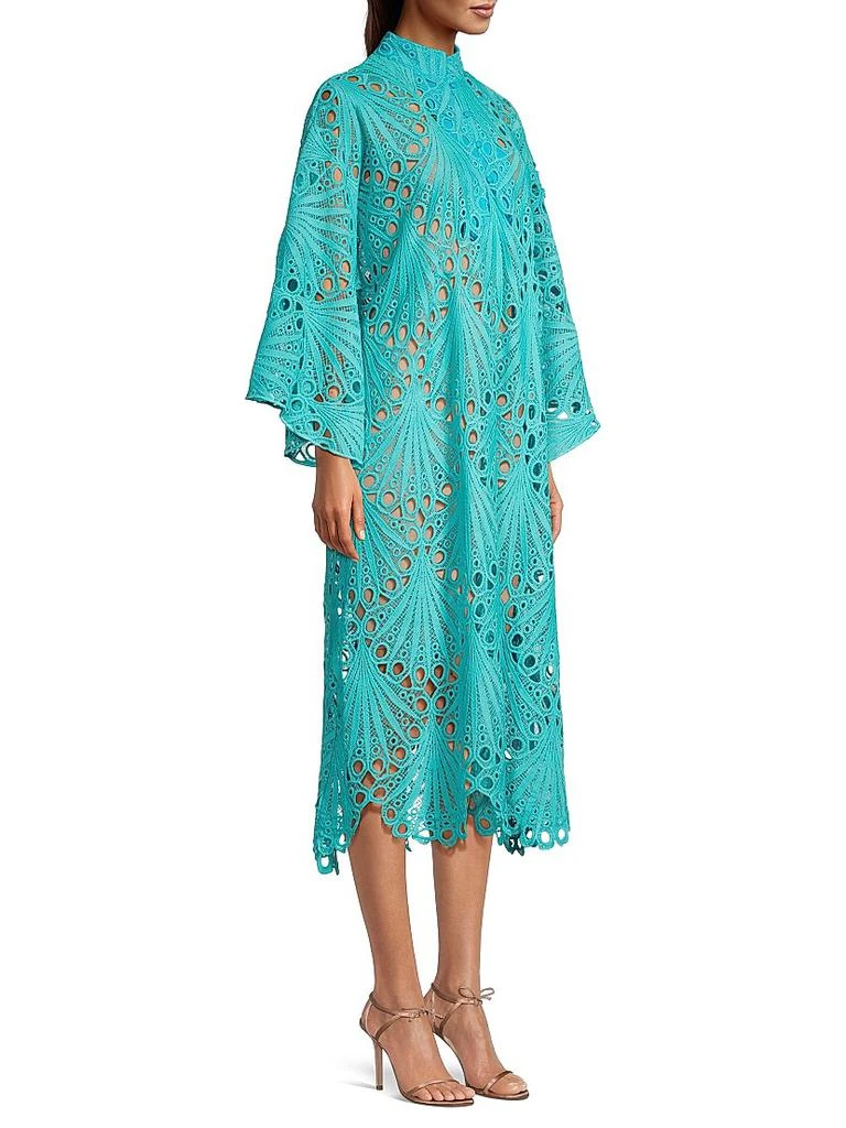 Shell Lace Caftan-Style Dress  On Sale Now with Up to 50% Off | Discover  Exclusive Deals & Savings at BeyondStyle  Authentic La Vie Style House  women's|lace|contemporary|women's apparel|one size|long sleeve|dresses|caftans|Women's|shift|solid  ...