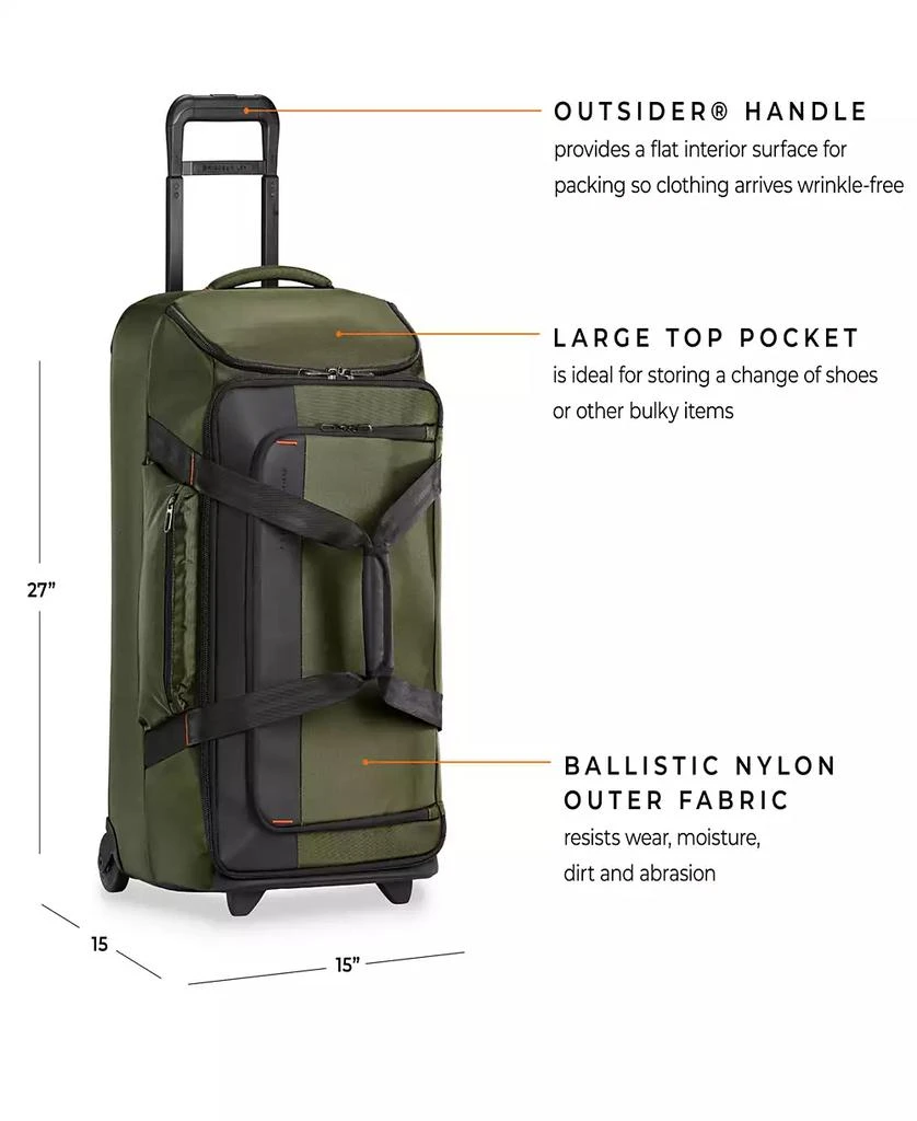 Briggs & Riley ZDX 27" Medium Upright Duffle 16