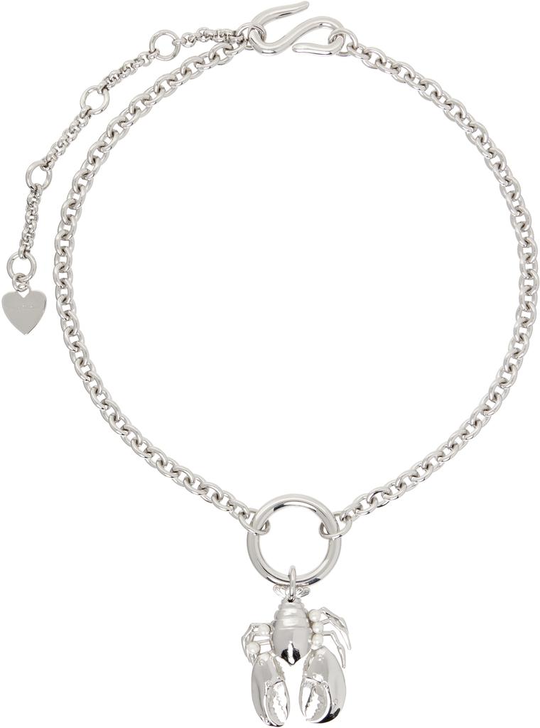 Acne Studios Silver Lobster Necklace - JEWELRY - BeyondStyle