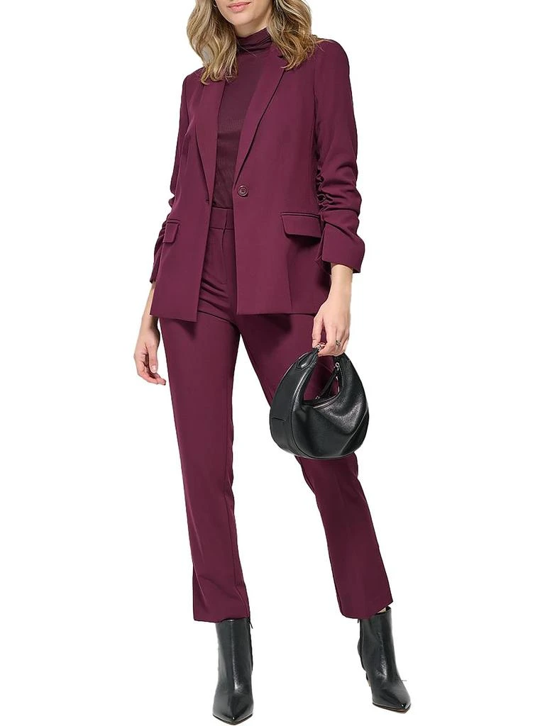 Calvin Klein Womens Office Collared One-Button Blazer 1