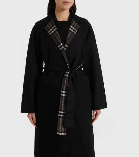 Burberry Wool wrap coat 5