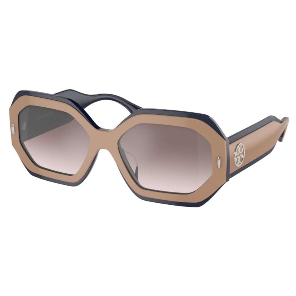 Tory Burch Tory Burch Women's Blue Irregular Sunglasses