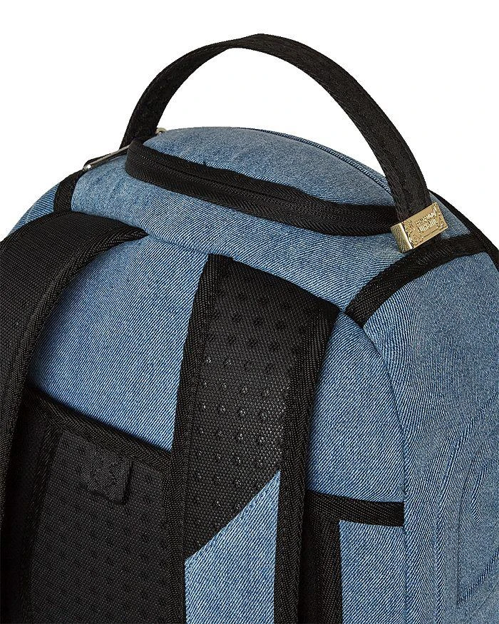SprayGround Shark Smash Denim DLXS Embossed Backpack 7