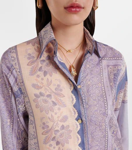 Zimmermann Lucky printed cotton shirt 4