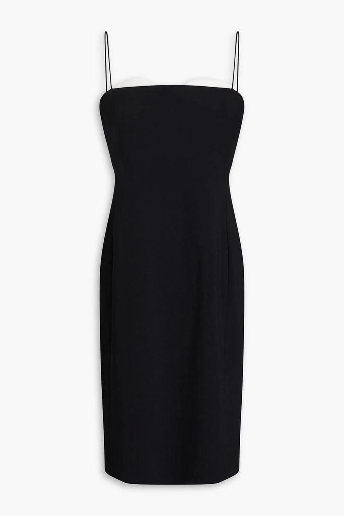 Ada satin-trimmed crepe dress  On Sale Now with Up to 70% Off | Discover  Exclusive Deals & Savings at BeyondStyle  Authentic Alice + Olivia  knee-length dresses|knee length dresses|women|dresses|clothing with  Limited-Time