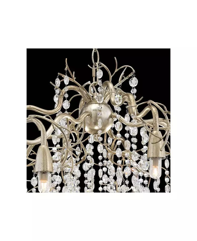 Possini Euro Design Branches Chandelier with Clear Crystal 8-Light Fixture for Dining Room, Kitchen Island or Entryway 6