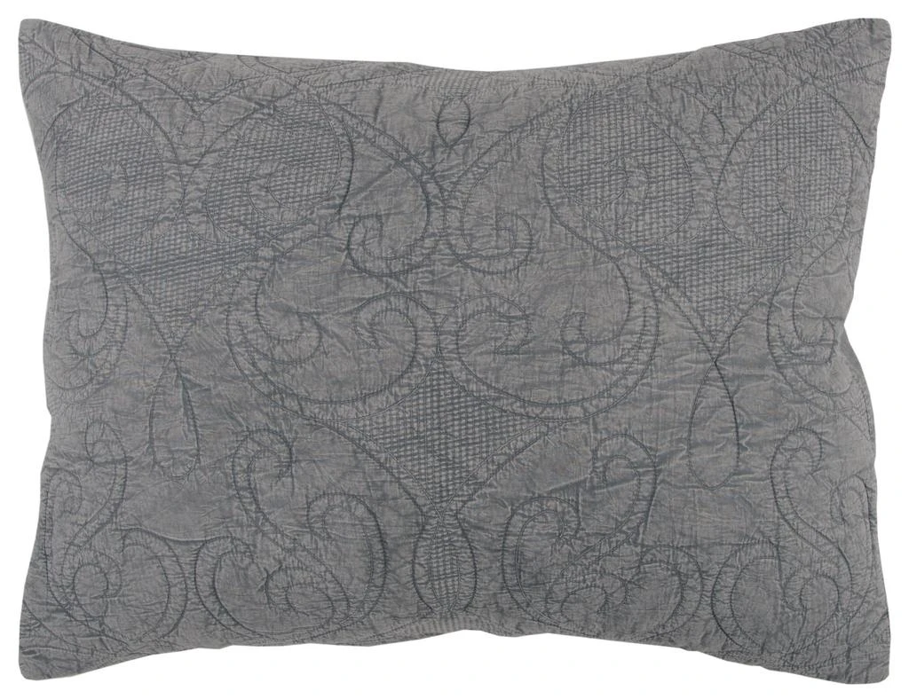 Hivvago Gray Damask King Quilt