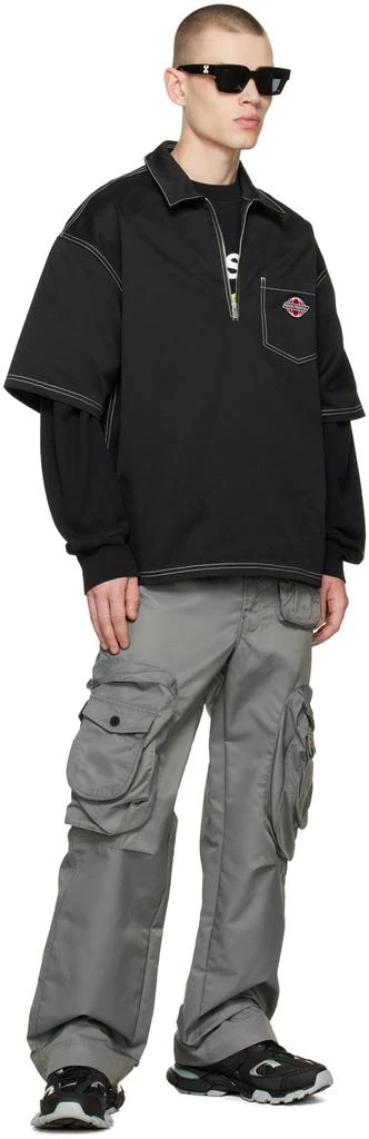 Heron Preston Gray Ex-Ray Cargo Pants 4