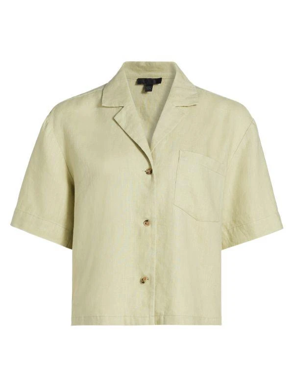 ATM Anthony Thomas Melillo Heavyweight Linen Camp Shirt 6