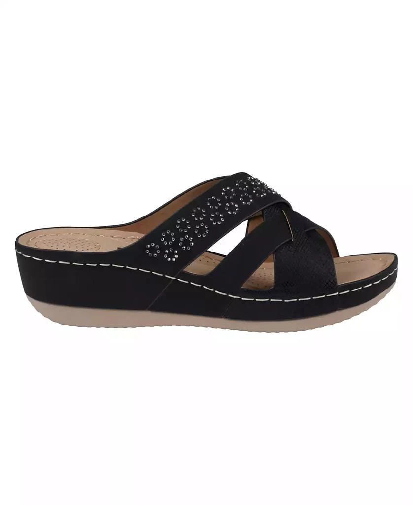 GC Shoes Women's Soraya Strappy Wedge Sandals 2