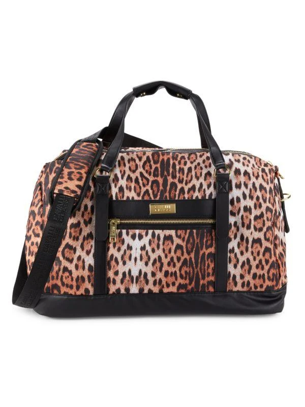 cavalli CLASS Leopard-Print Travel Duffel 1