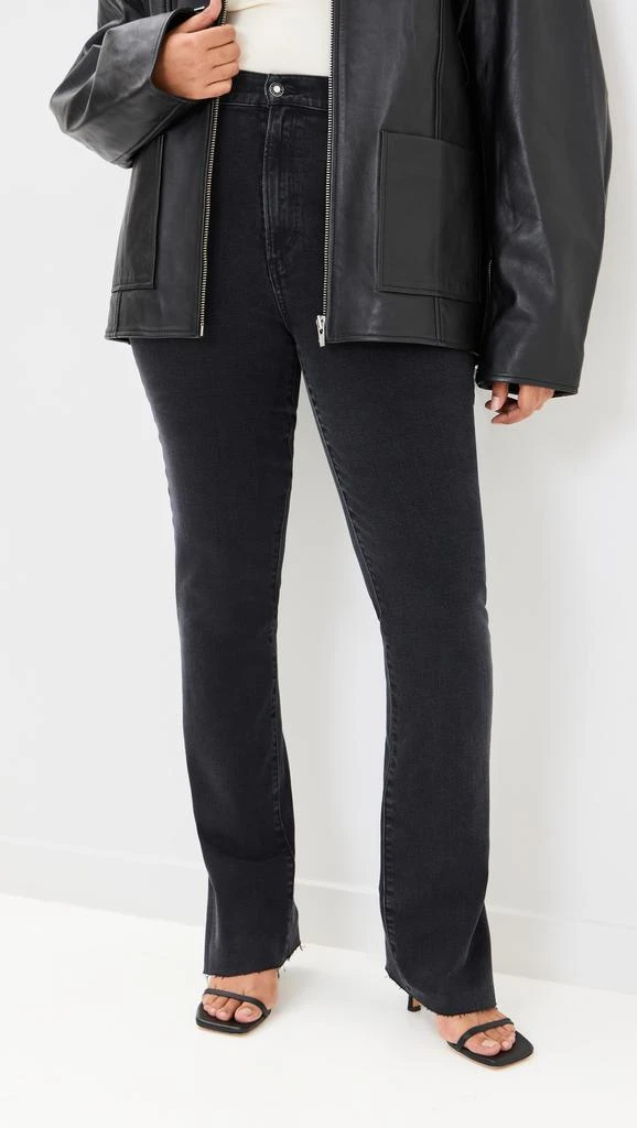 Favorite Daughter Valentina Super High Rise Tower Jeans with Slit Hem 9