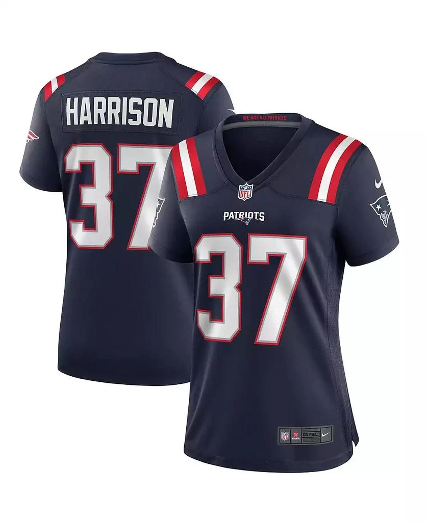 NIKE Women's Rodney Harrison Navy New England Patriots Game Retired Player Jersey 1