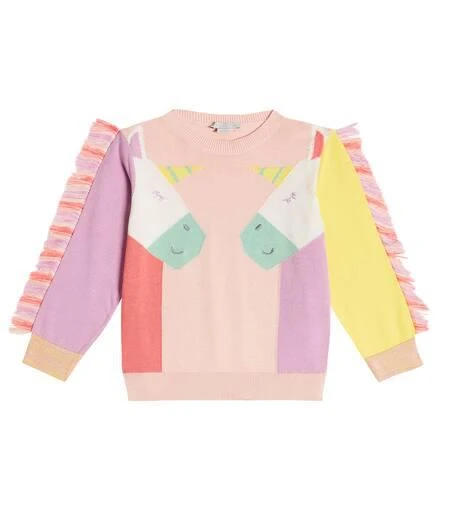 Stella McCartney Embroidered cotton sweatshirt 1