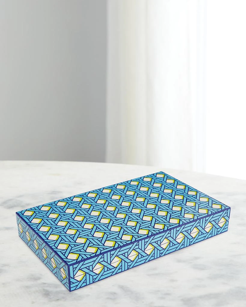Jonathan Adler Basketweave Backgammon Set 2