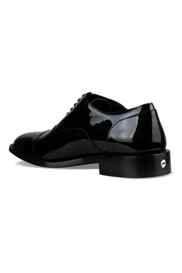 Balenciaga Luxury shoes for men balenciaga black patent leather derbies 3
