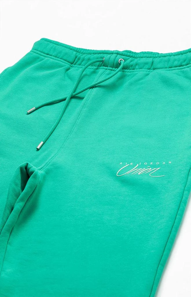 Air Jordan x Union Green Fleece Sweatpants 3