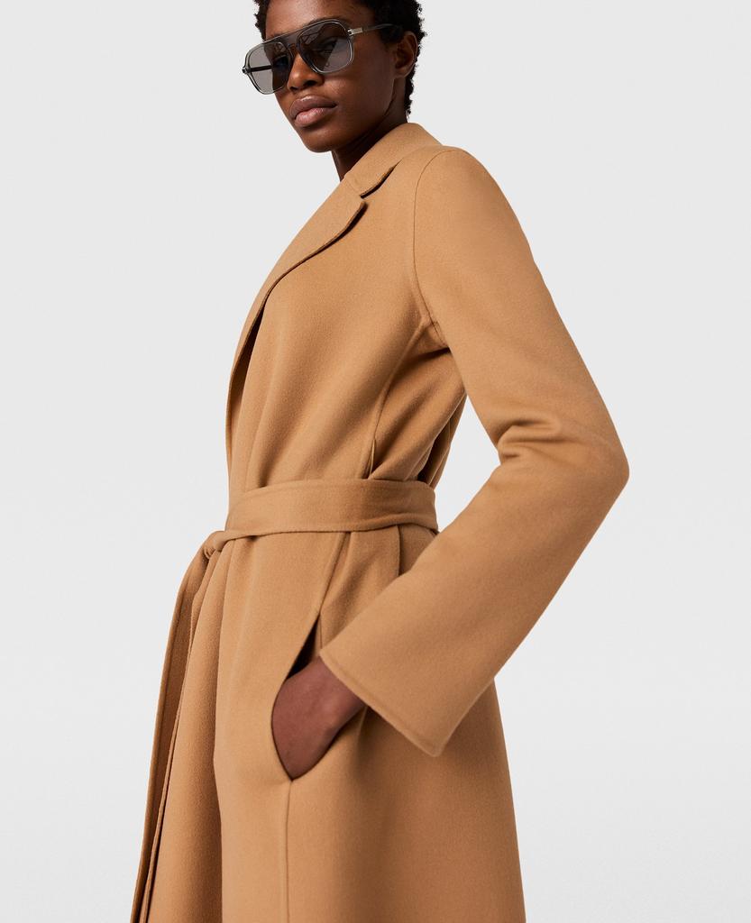Stella McCartney Stella McCartney - Double-Faced Belted Trench Coat, Woman, New camel, Size: 38