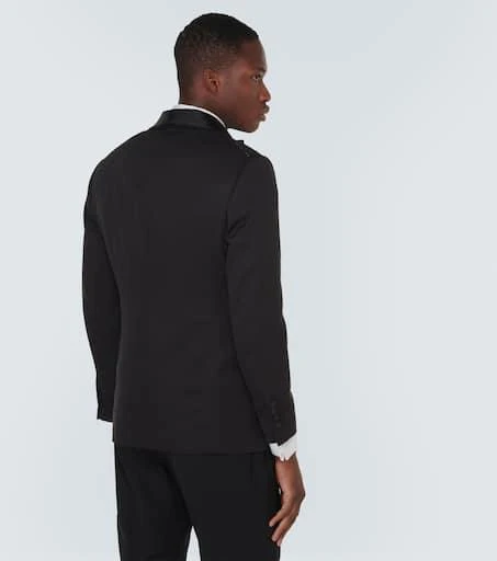 Brunello Cucinelli Single-breasted silk tuxedo jacket 4