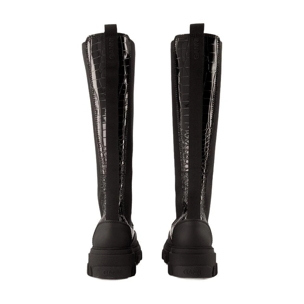 Ganni Ganni Cleated High Chelsea Boots 3