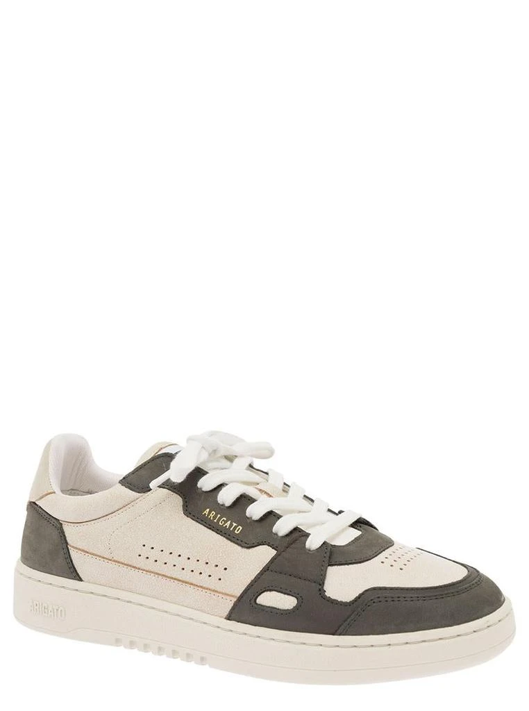 Axel Arigato 'Dice Lo' Green And White Two-Tone Sneakers In Calf Leather Man 2