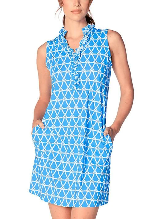 G LIFESTYLE Lifestyle Sleeveless Double Ruffle Dress 2