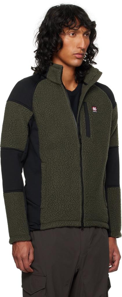 66 North Khaki & Black Tindur Jacket