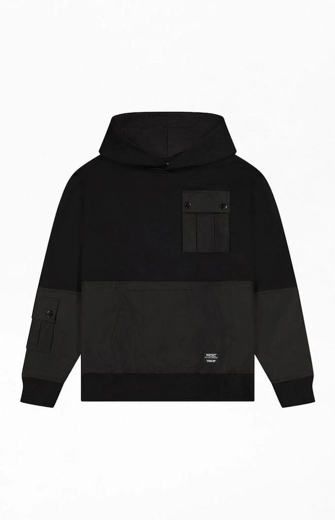 WeSC 90
s Mike Utility Color Block Nylon Mix Hoodie 1