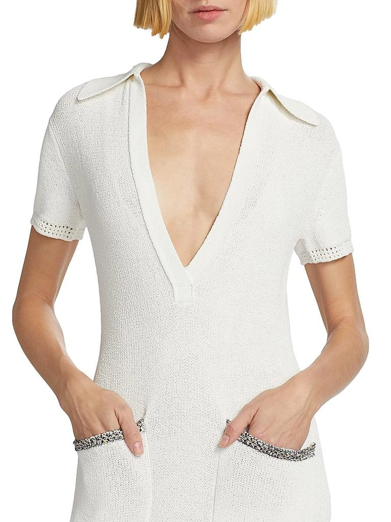 Proenza Schouler Auden Textured Knit Maxi Dress - White Proenza Schouler Auden Textured Knit Maxi Dress - White