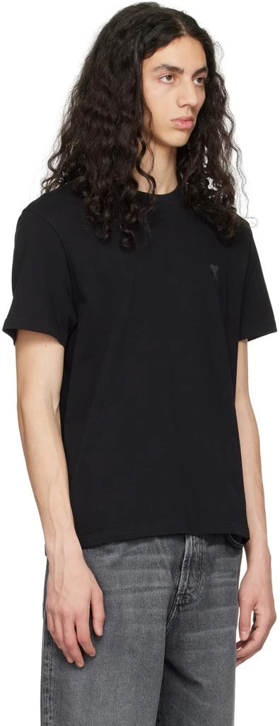 AMI Paris Black Ami de Cœur T-Shirt 2