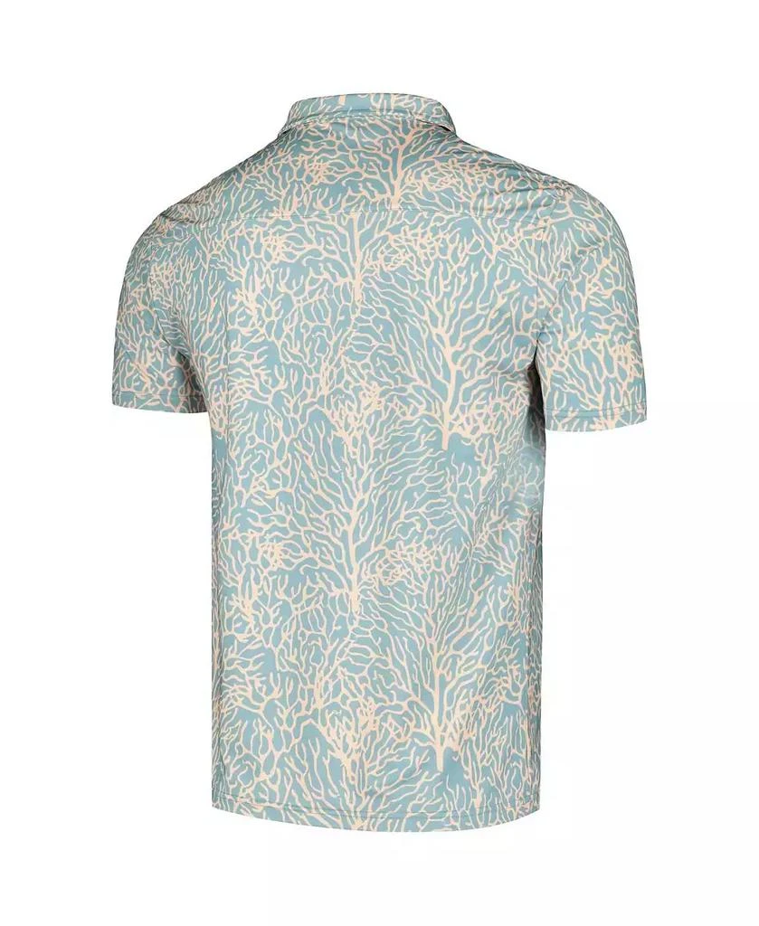 Flomotion Men's Blue THE PLAYERS Coral Reef Polo Shirt 2