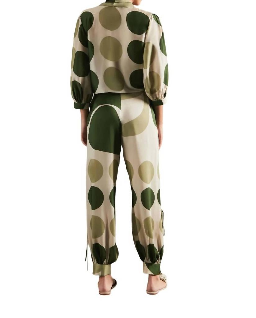 Adriana Degreas Jellyfish Side Slit Pants In Unique